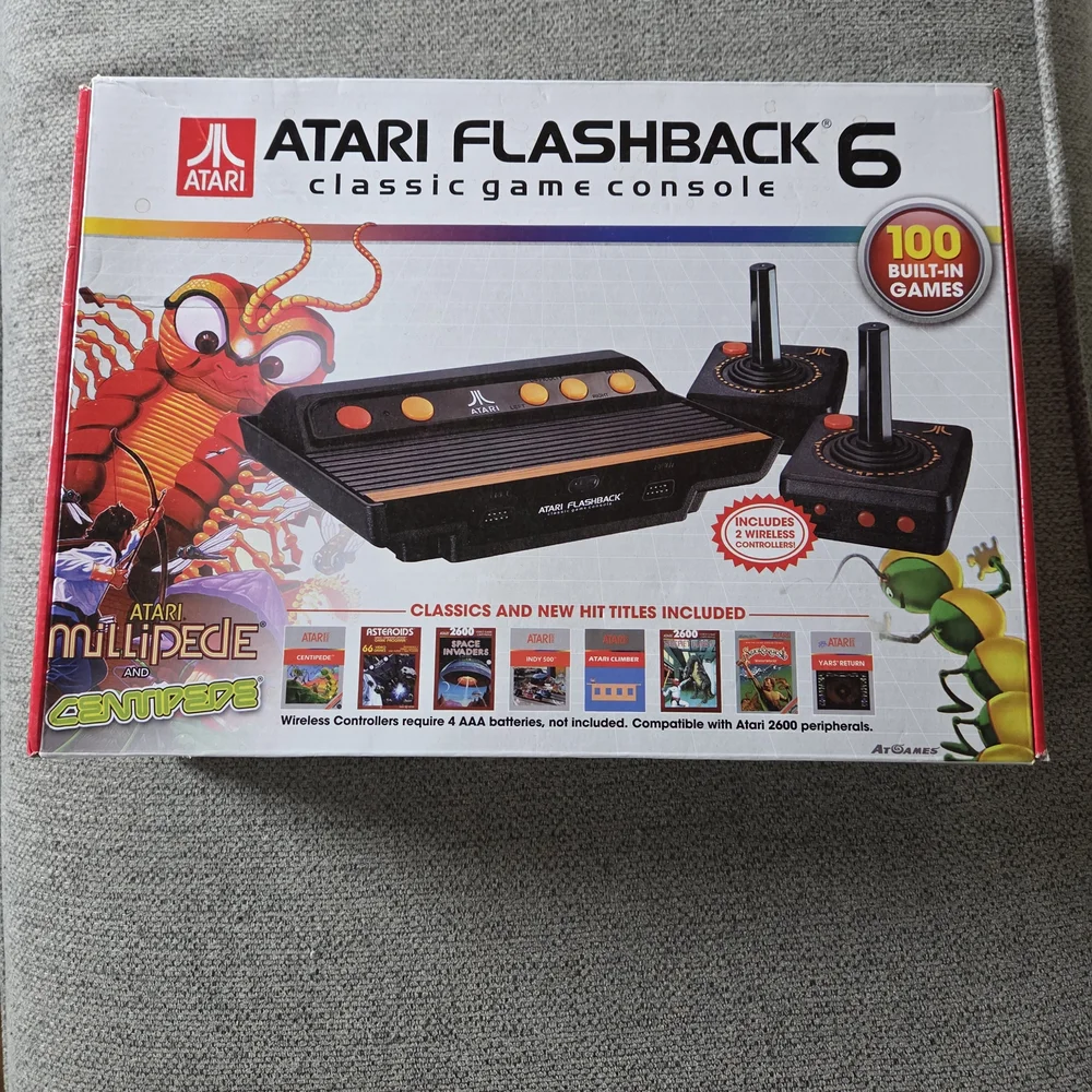 ATARTI Flashback 6 Classic Game Console - Black